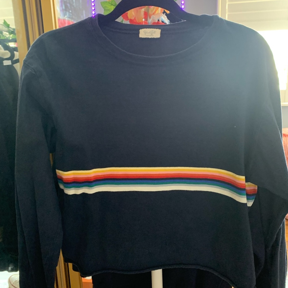 Brandy Melville Rainbow Striped Sweater